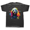 Funny Pop Art Colorful Poodle Dog Lovers Mothers Day Graphic Tshirts Men Casual Tshirt 100 Cotton Loose Oversized T Shirt