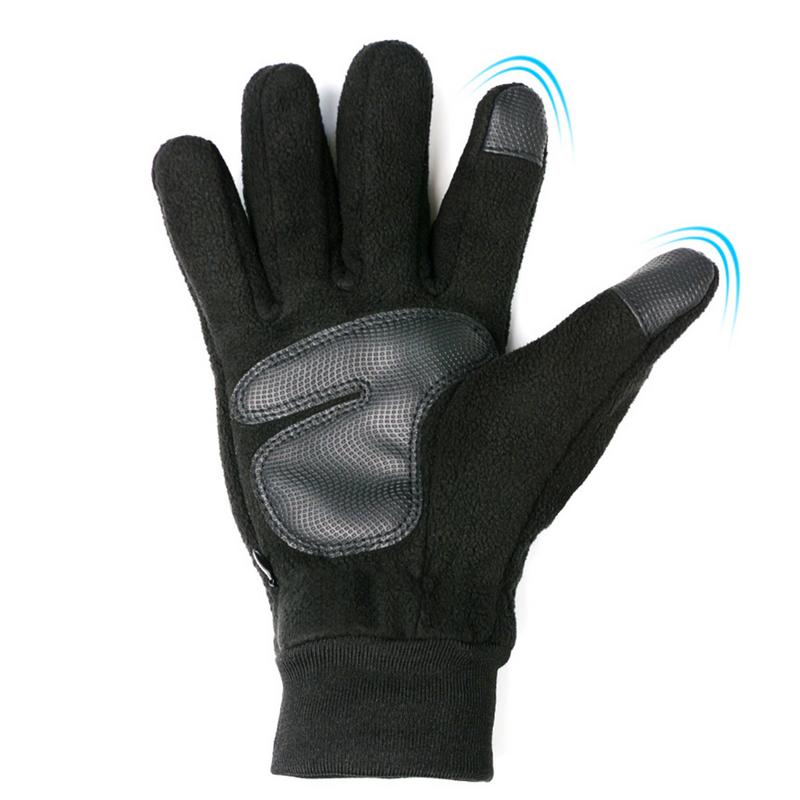 Electric Heated Gloves Rapid Heating Motorcycle Gloves with Digital Display Washable Windproof Touchscreen Gloves