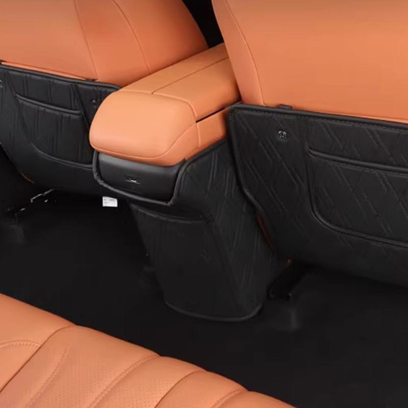 For GAC AION V 2025-2026 Car Seat Back Kick Guard Pad Leather Cushion Dirt-resistant Automobile Modification Supplies