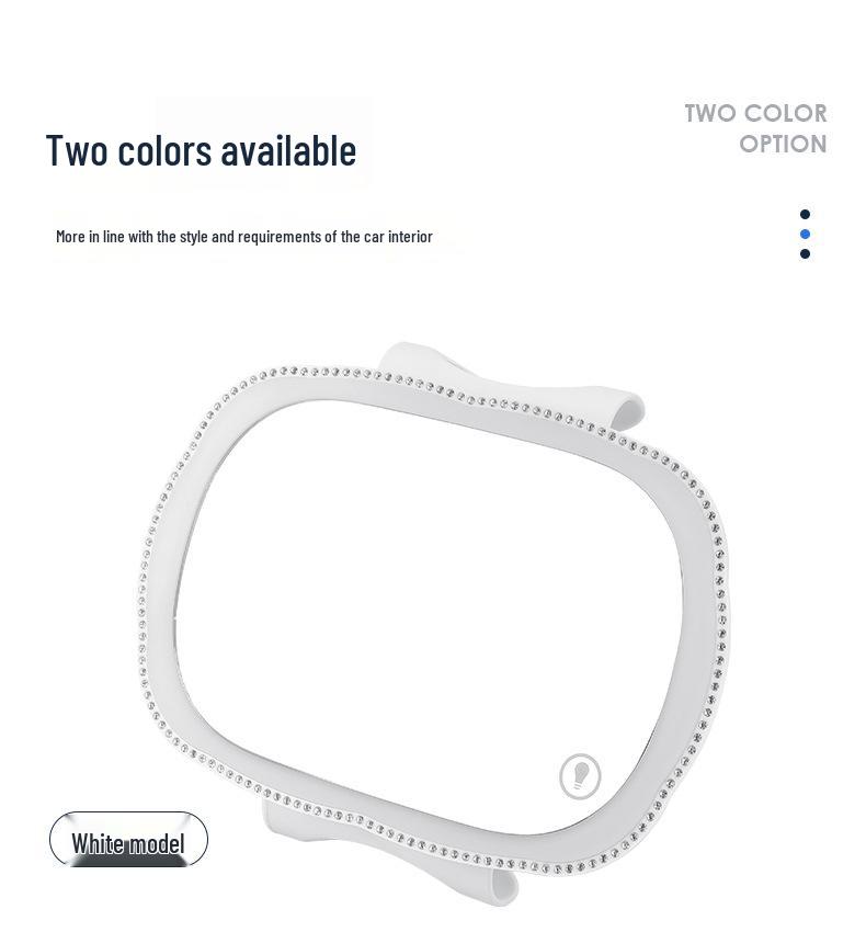 LED Car Vanity Mirror for Passenger Sun Visor