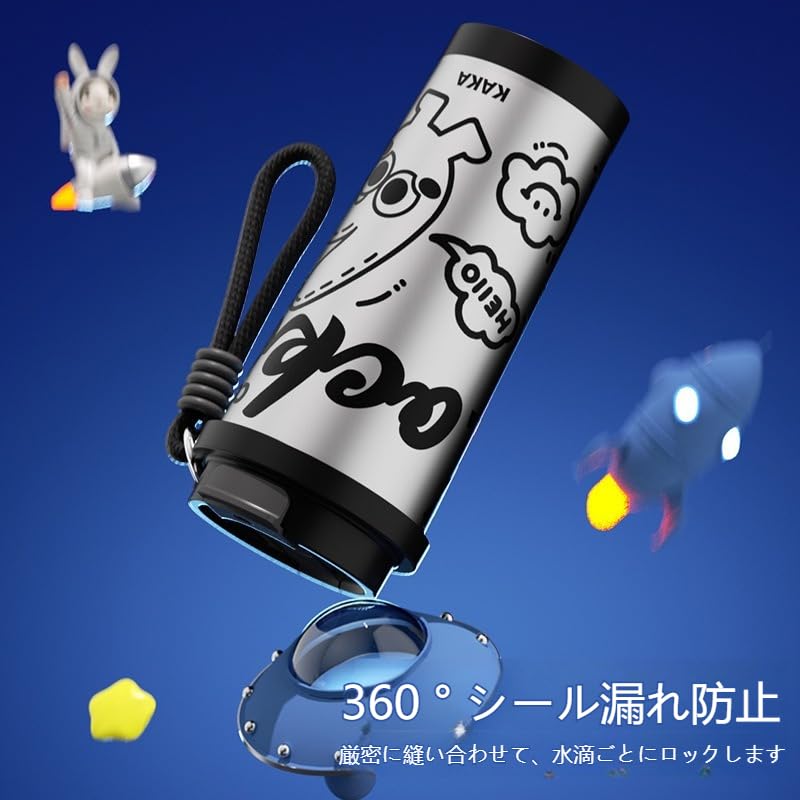 JIAXIN 500ml Stainless Steel Water Easy to for Sports Stylish and Unique with Thermos Water Cup Bottle, Clean, Seamless, Lightweight, Kids, Drinks,