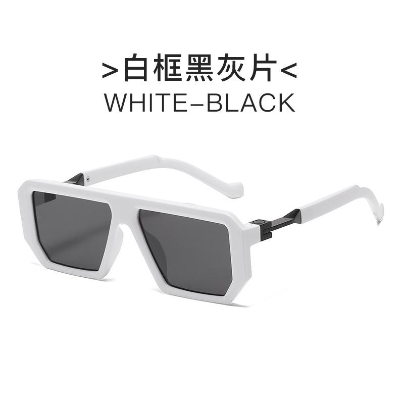 New Retro Square Sunglasses Women Fashion High Quality Black Eyewear Shades UV400 Men Trending Punk Clear Gradient Sun Glasses