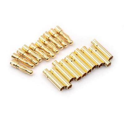 10Pair 4.0Mm 4Mm Rc Battery Gold-Plated Bullet Connector Banana Plug
