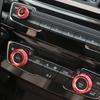 Car Air Conditioning AC Knob Cover for BMW X1 F48 2016 - 2025 Audio Volume Control Sticker Ring Accessories 3Pcs Aluminum Alloy