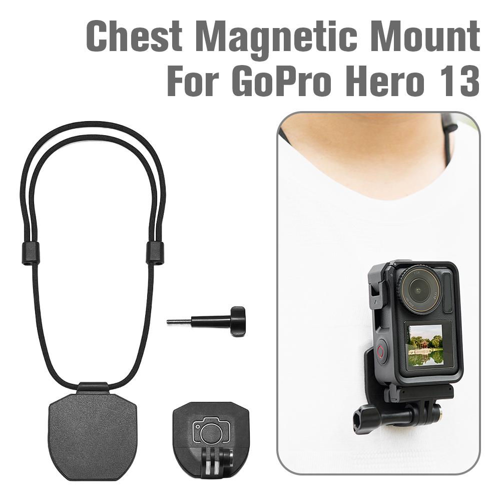Magnetic Action Camera Quick Release Bracket For DJI Action Camera Accessories Chest Release Bracket Mount For GoPro Hero 13