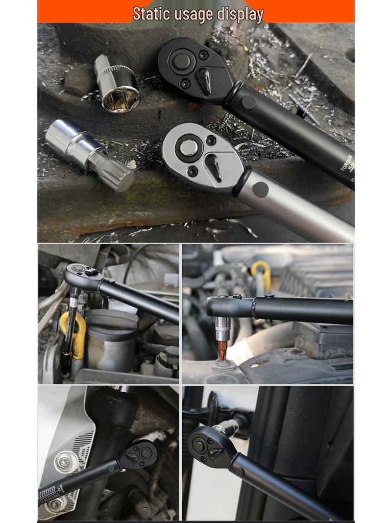 15-Piece High Precision Adjustable Torque Wrench Set for Bicycle Repair