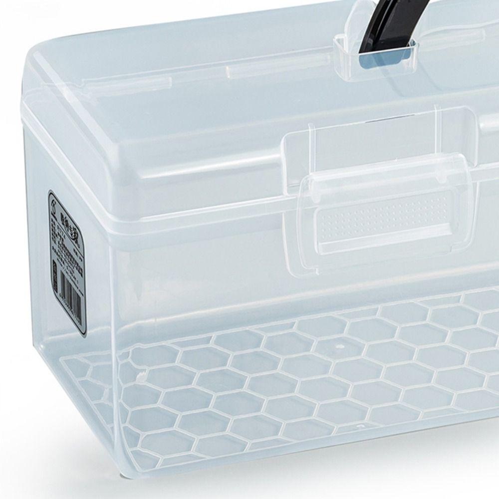 Plastic Painting Brush Case Clear Marker Pen Storage Holder Calligraphy Toolbox Art Students