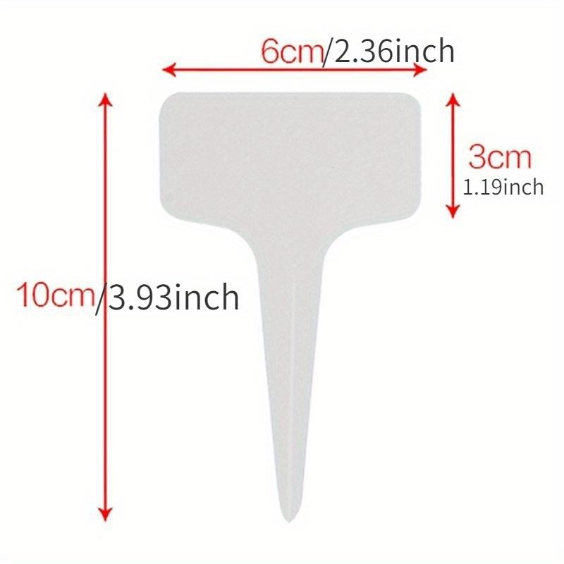 20/100 Pcs Garden Supplies Plastic Plant T-type Tags Markers Nursery Garden Labels Decoration(6cm *10cm)