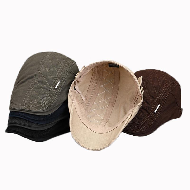 Cotton Newsboy Cap With Short Brim For Men And Women Spring Summer Fashion Accessory