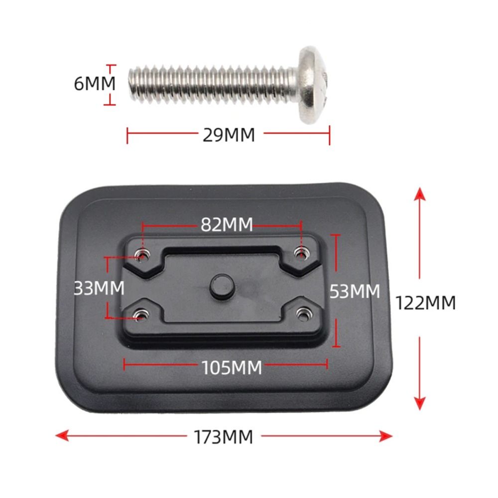 PVC Inflatable Boat Fishing Rod Holder Glue-On Pad Fishing Kayak Accessory  Water Sports