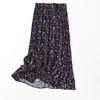 Export Export French Style Retro Print Skirt Women's High Waist Slim Looking Mid Length Long Length Pendant Floral Skirt A- Line Skirt
