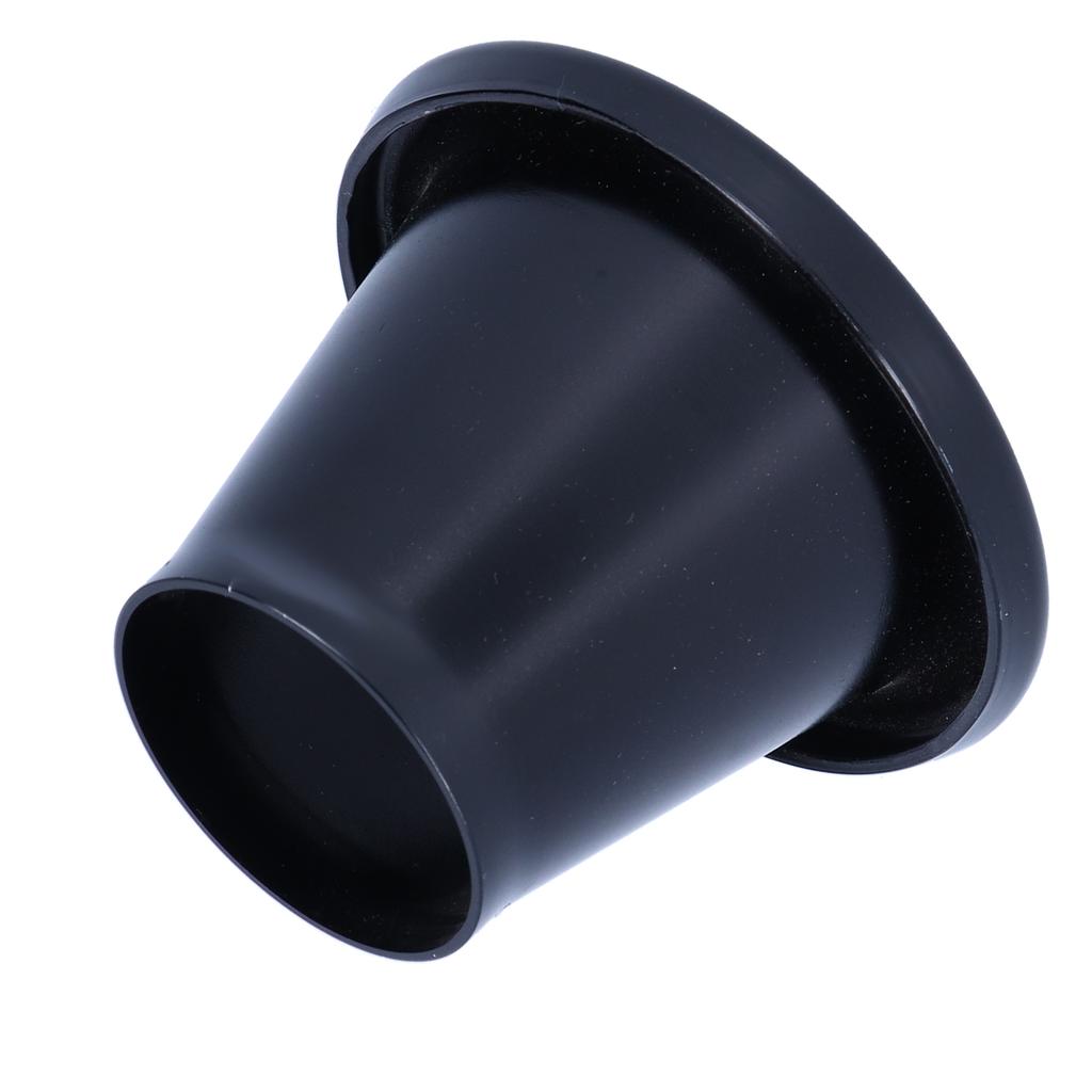1.9in Air Intake Turbo Horn Velocity Stack Adapter CNC Aluminum Car Modification AccessoryBlack