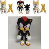 Cute 30cm Sonic Tails Plush Shadow The Hedgehog Knuckles Toy Super Sonic Soft Plush For Comfortable Snuggles