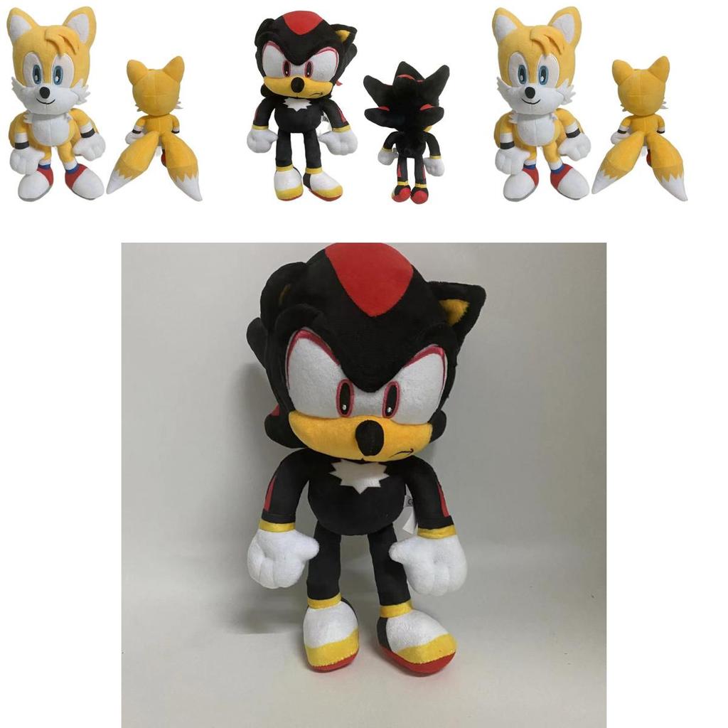Cute 30cm Sonic Tails Plush Shadow The Hedgehog Knuckles Toy Super Sonic Soft Plush For Comfortable Snuggles