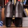 Fashion Solid Color Cow Leather Dress Shoes for Men Fashion Casual Spring Autumn British New Designer Loafers Shoes Man