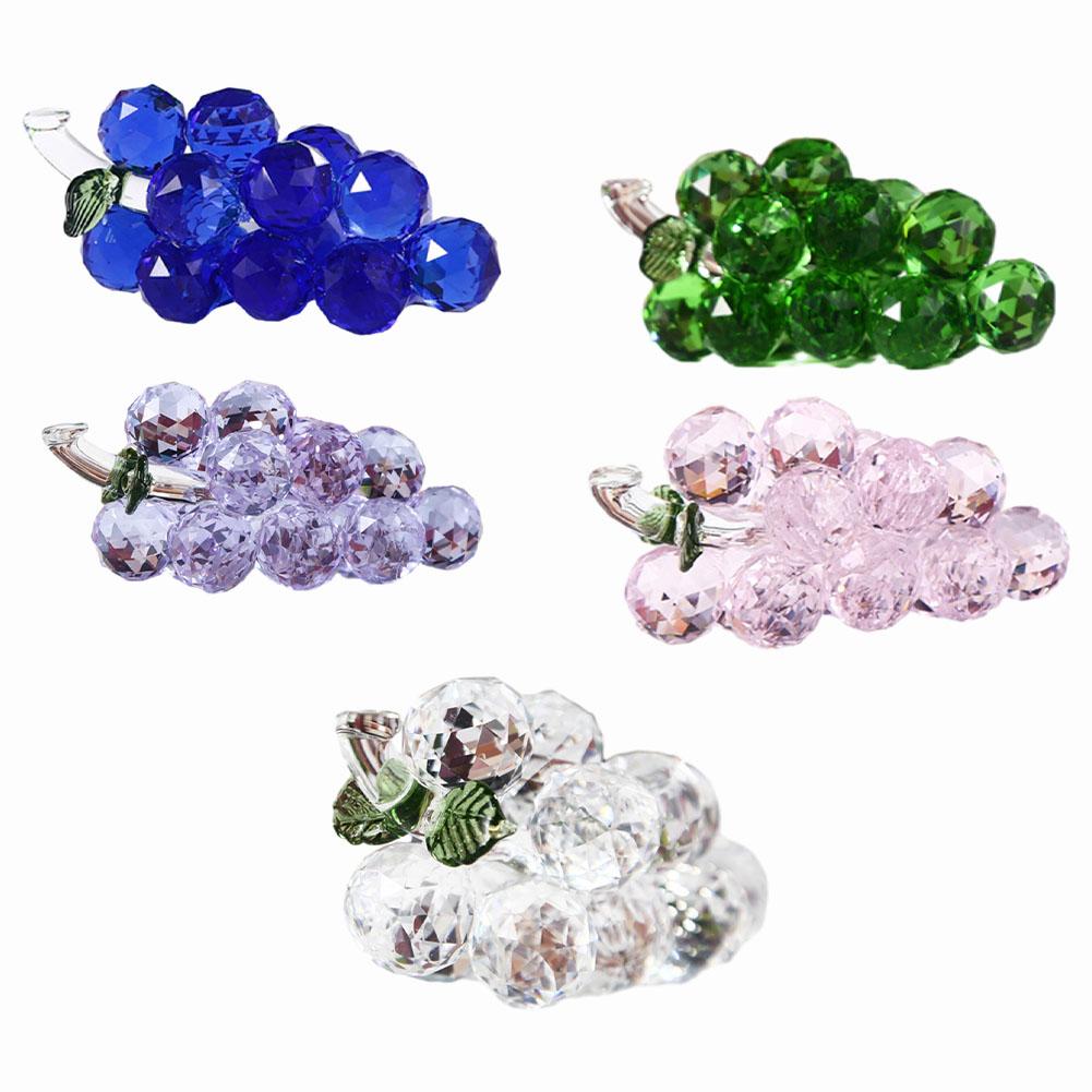 For Crystal Grape Ornament for Wedding Decoration Lattice Cabinet Home Decor
