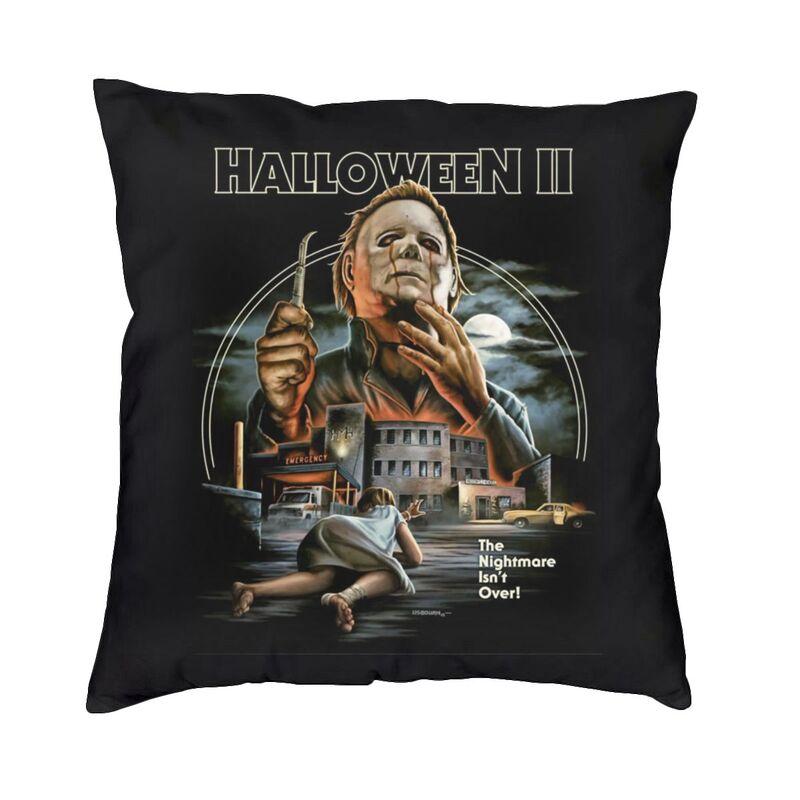 

Halloween Horror Movie Michael Myers Cushion Cover 45x45cm Decoration Print Throw Pillow for Living Room Double Side 30x30cm 12x12in