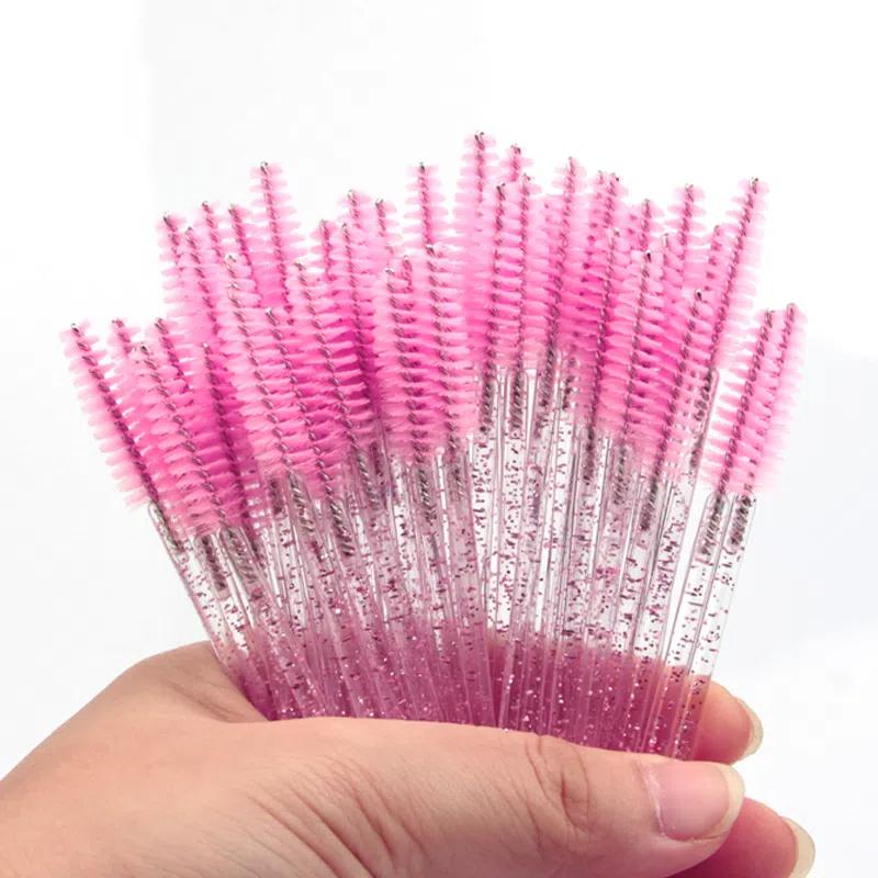 Eyelash Brushes False Eye Lashes Extension Tools Eyebrow Brush Mascara Wands Applicator Spoolers Lashes Cosmetic Tool