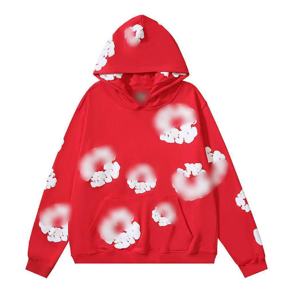 Unisex Amerikanischer Hip-Hop-Trend Kapok-Schaumstoff-Druck Lässiger Hoodie