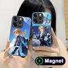 HSR Yanqing Glas MagSafe Handyhülle für iPhone 17 16 15 14 13 12 11 Air Pro Max Plus Mini Bunte Hülle