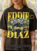 Eddie Diaz Bootleg Shirt, Vintage TV-Charakter Feuerwehrmann Held Promi T-Shirt, 90er Retro Throwback T-Shirt, Eddie Diaz Pullover