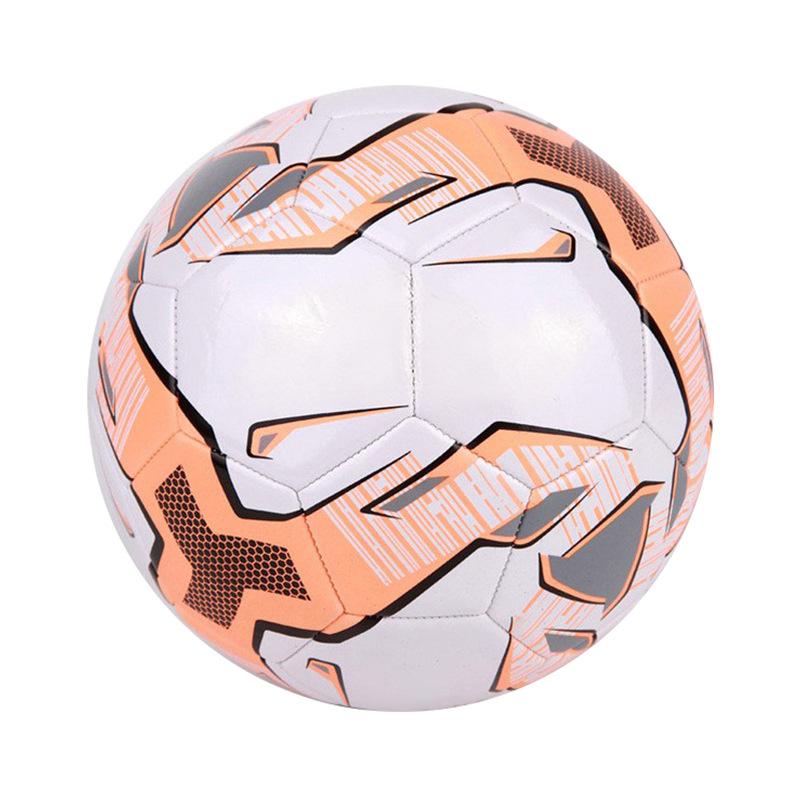 Size 5 PVC/PU Machine-Sewn Football for Adults and Students - Ideal for Competition and Training