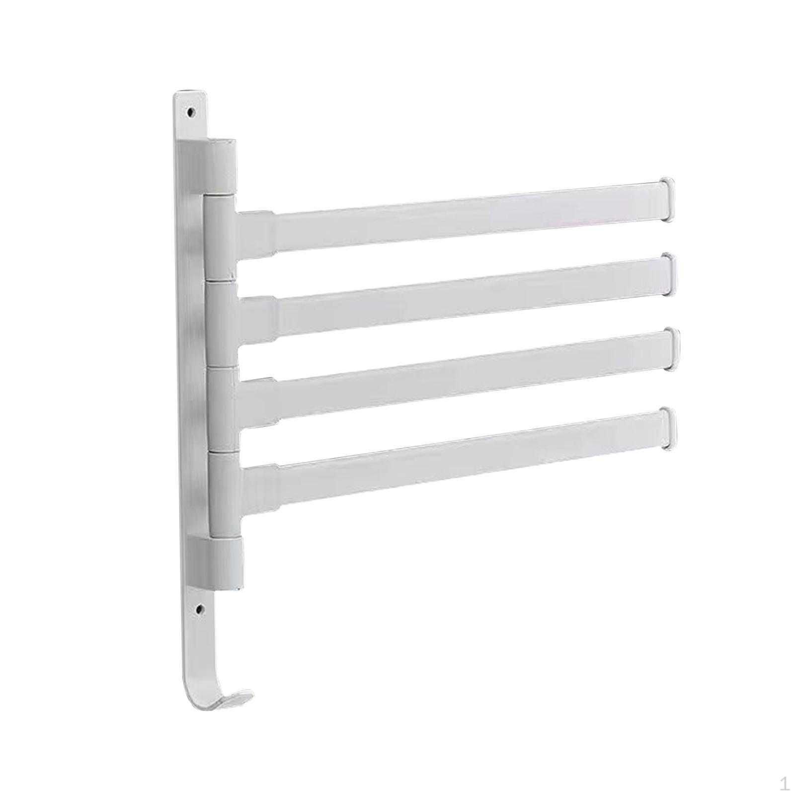 

Вращающаяся вешалка для полотенец для ванной комнаты, стильный держатель White