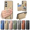 Geldbörse mit Kartenhalter Handyhülle Für Samsung Galaxy S25 S24 FE Edge S26 S23 Ultra S22 Plus A37 A57 A17 A07 A56 A55 A36 Hülle