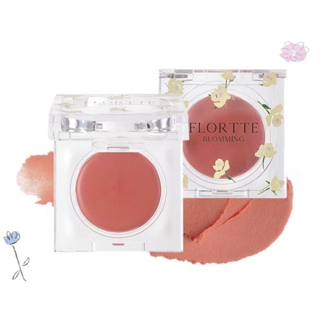 FLORTTE - Кремовые румяна серии  Blooming  - 4 цвета 01 - 3.1g
