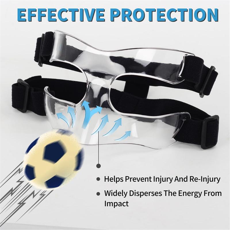Nose Guard for Broken Nose, Adjustable Face Guard Sports Training Face Mask Nose Protector with