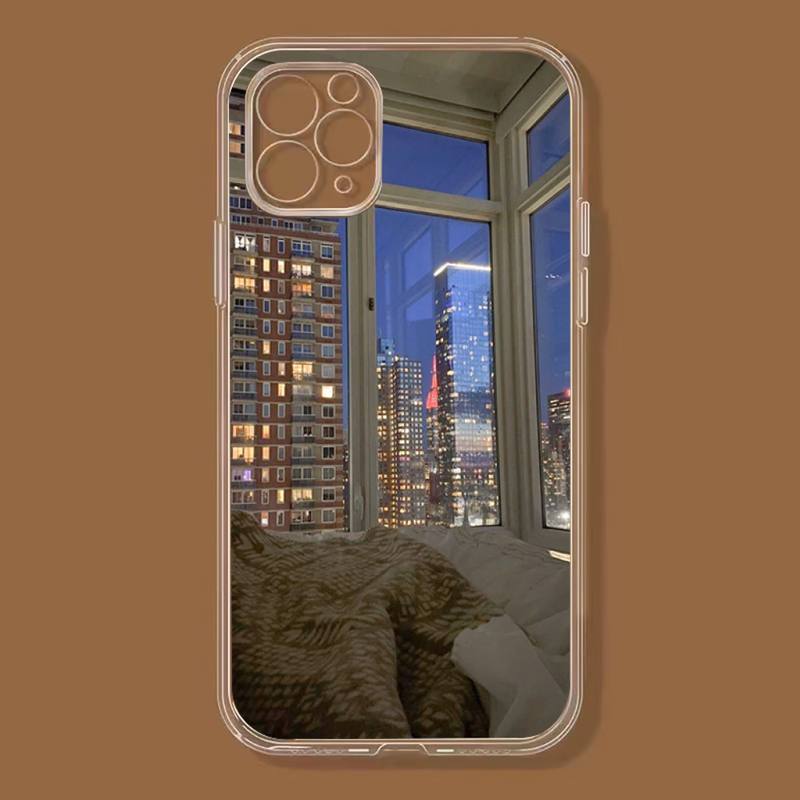 Ciepłe etui na telefon dla iPhone 11 12 13 14 Pro Max 7 8 Plus X Xr Xs Max Se 2020 Mini Przezroczyste etui