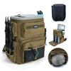 Goture Water-Resistant Fishing Backpack Lightweight Large Hiking Hunting Bag with Rod Holder Adjustable Tackle Storage Pack