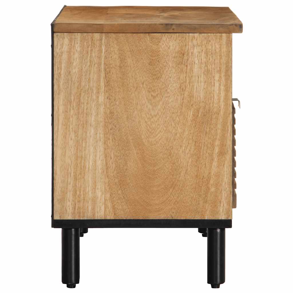 TV Stand in Brown 80 x 33 x 46 cm Solid Mango Wood