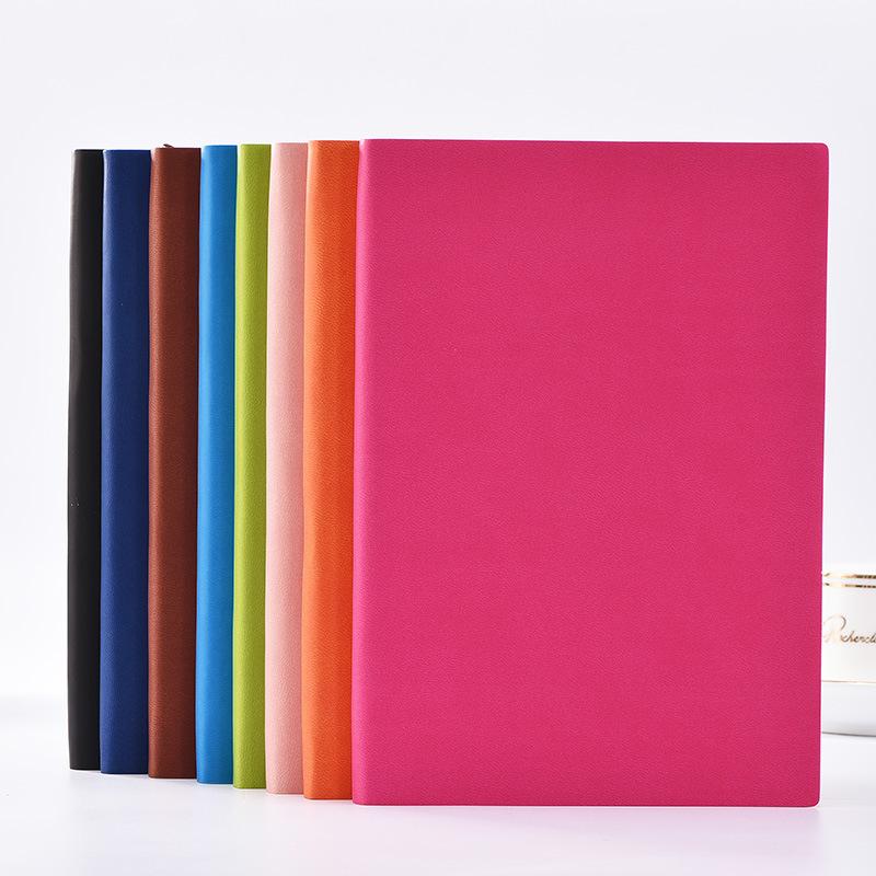 Hot Sale Customizable A5 Planner Notebook 50 MOQ Wedding Gift Notebooks 100 Sheets Spiral Binding Soft Cover PU Leather Stock