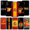 Spain Flag Phone Case for Samsung A57 A37 A51 A71 A21S A17 A11 A15 A25 A41 A23 A33 A53 A73 A07 A03S A05S A13 A35 A55 5G Cover