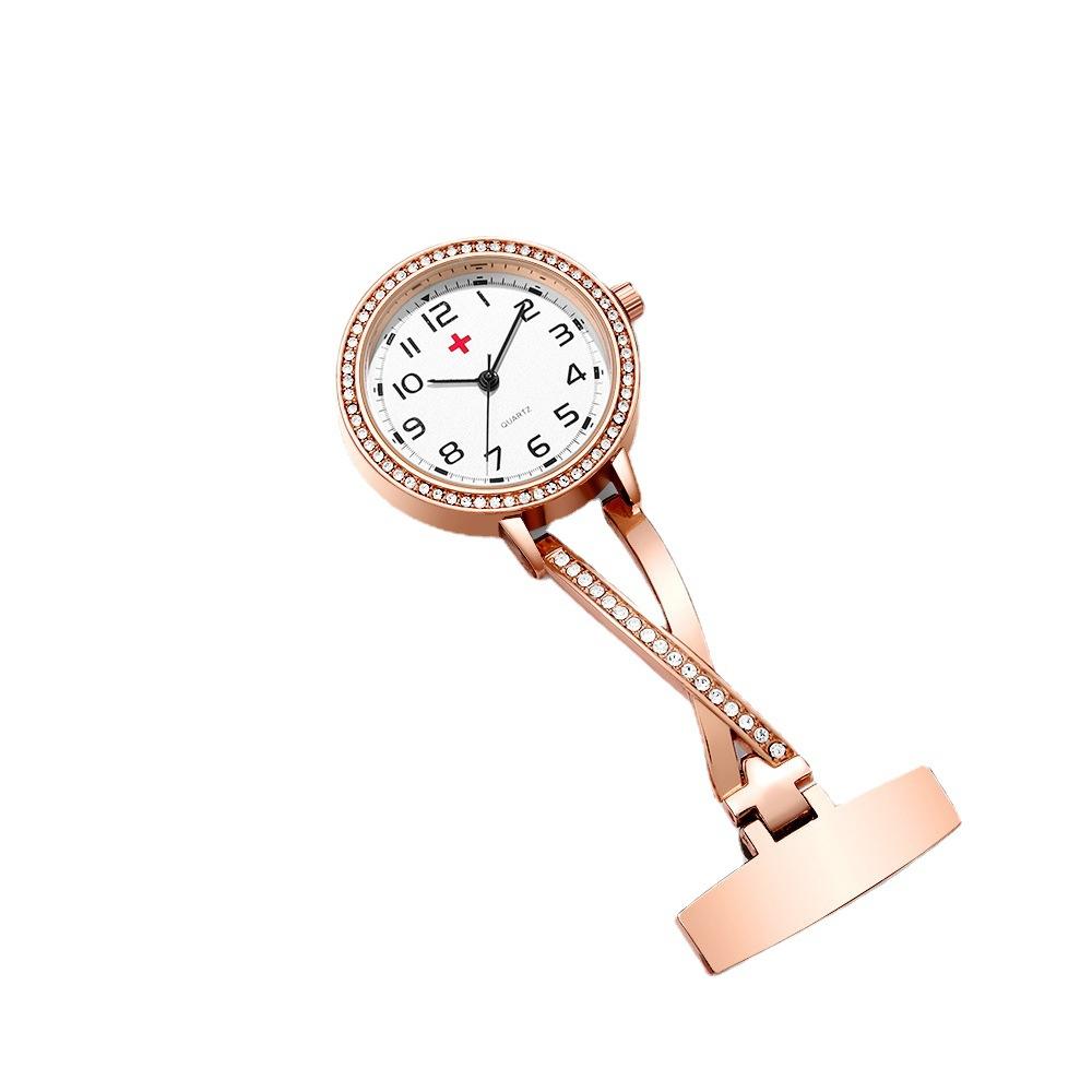 Novo relógio de bolso retrô com superfície de concha octogonal, relógio de enfermeira médica com movimento avançado, presente