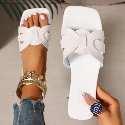 Summer Women Brand Slippers Slides Open Toe Flat Casual Shoes Leisure Sandal Female Beach Flip Flops Outdoor Comfortable Sandals