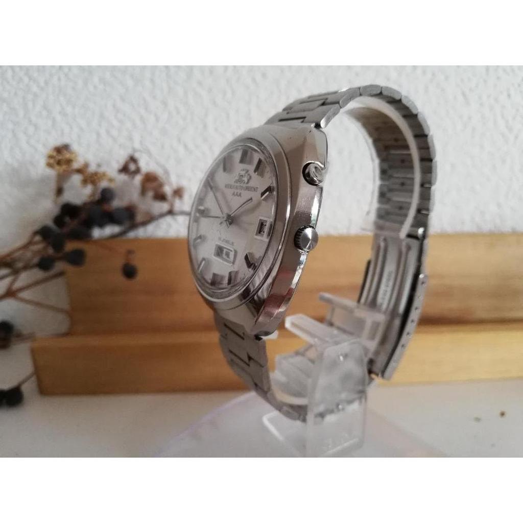 Used Overhauled Orient Weekly Auto AAA 19 jewels automatic winding antique watch