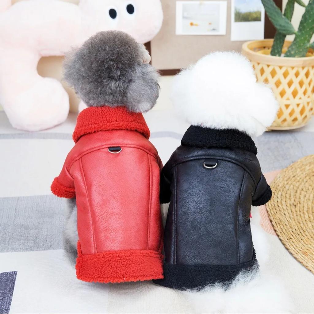 Moda autunno inverno Pet Sheep Cake Velvet Coat Pet Cappotto caldo ispessito Giacca per animali domestici Piccolo cane Cappotto ispessito Vestiti di Natale