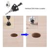 Ergonomic Handle Vertical Drill Guide Aluminium Alloy Dog Hole Drill Bit  For Woodworking