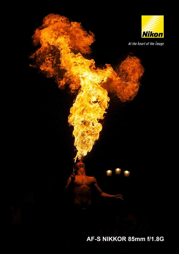 Nikon Single Focus Lens NIKKOR 85mm Full Size Compatible AF-S f/1.8G