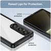 For Sony Xperia 1 VI Phone Case WANLONFENG XC Series TPU Acrylic Cover with Tempered Glass (Big Lens Hole)