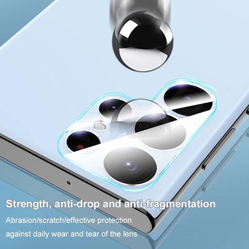 4PCS Full Cover Camera Lens Protector for Samsung S25 S24 S22 S21 S23 Plus Ultra FE For Samsung S25 Ultra Camera Tempered Glass