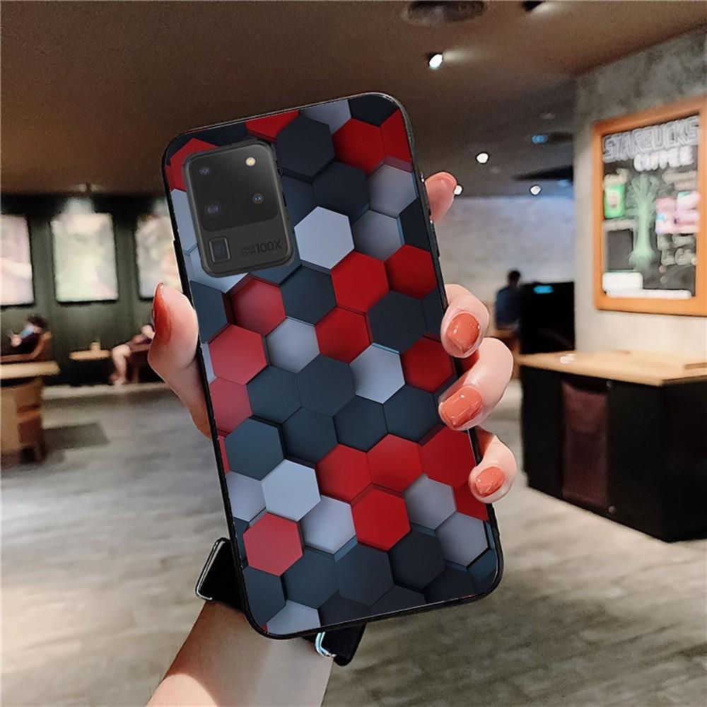 Luxury Geometry Cool Phone Case For Samsung S 9 10 20 21 22 23 30 23plus Lite Ultra FE S10lite Fundas