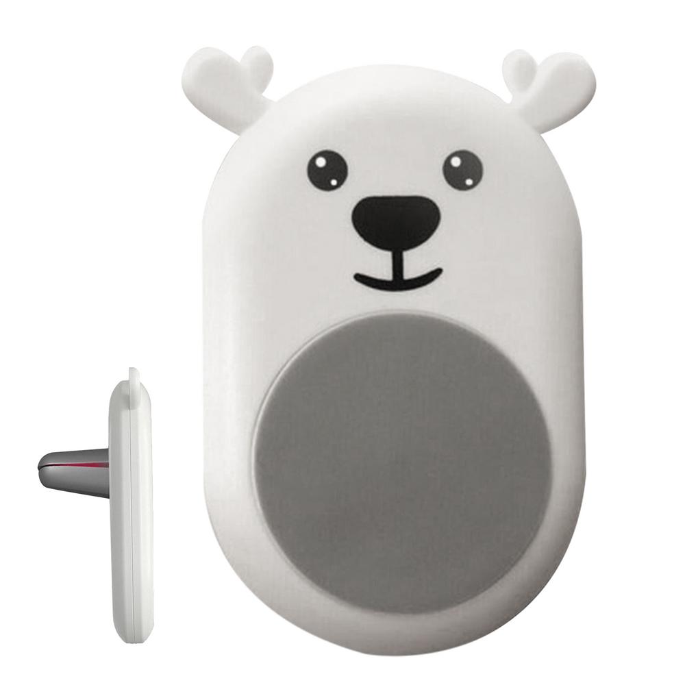 

Magnetic Car Phone Holder Automotive Cartoon Phone Holder Portable Cell Phone Stand For Vehicles Phone Support For Navigation белый