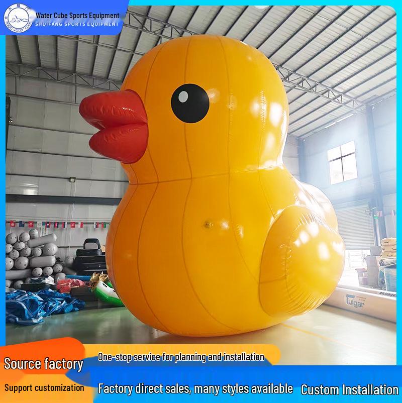 Inflatable Big Yellow Duck Outdoor PVC Water Decoration