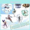 Exquisite Genshin Impact Barbatos Keqing Barbara Acrylic Figure Stand For Display Decor