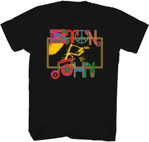 Elton John - Elton John - Piano Photo T-Shirt - XL Black 17111156A4 [New ] Black XXXL