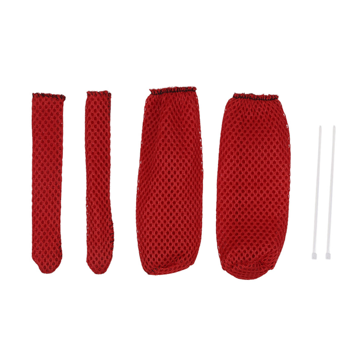 

4 шт./компл. рукоятка руля мотоцикла универсальная крышка руля тормоза рычаг сцепления летний чехол из дышащей сетки Ice Silk красный