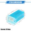 A ABSOPRO Standard Box Fuse 20A Universal Pickup Truck Car SUV Heavy Duty Plastic Metal 6pcs 20A